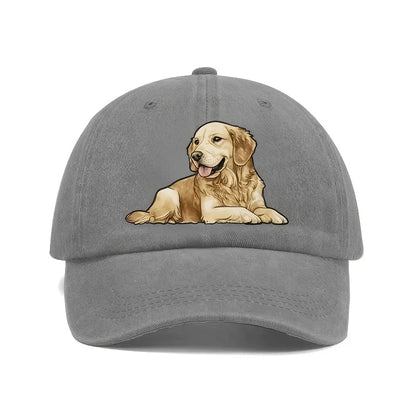 Golden Retriever Travel Baseball Cap