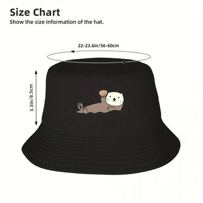 Cute Sea Otter Outdoor Bucket Hat