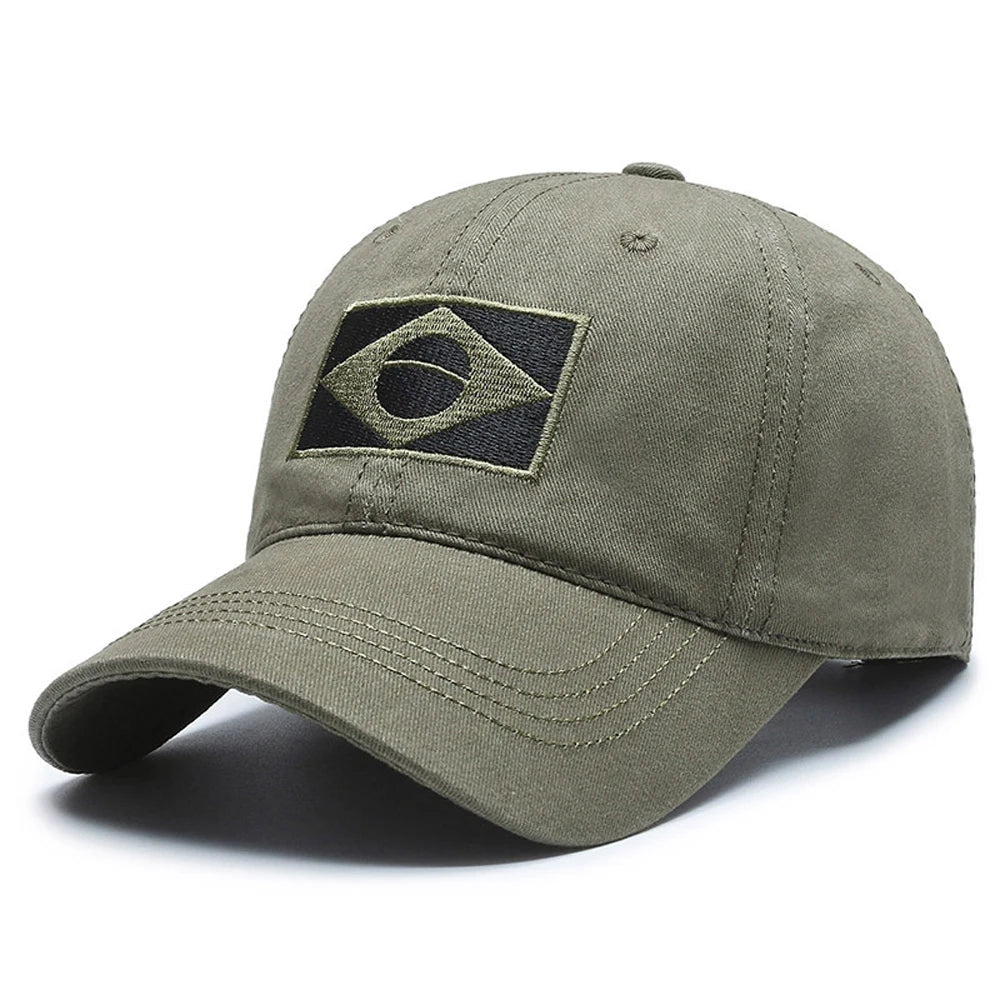 New Baseball Cap Men Summer Brazil Flag Sun Protection Snapback Cap