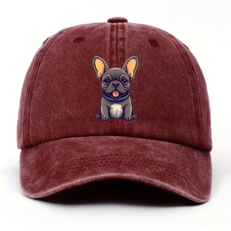 Fantasy Dog Print Outdoor Baseball Cap