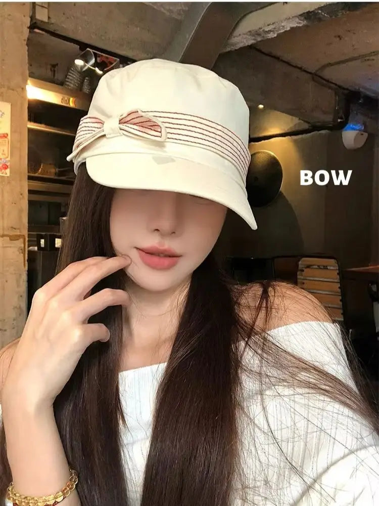 Cotton Pile Fisherman's Hat For Women Japanese Beanie Soft 56-58cm