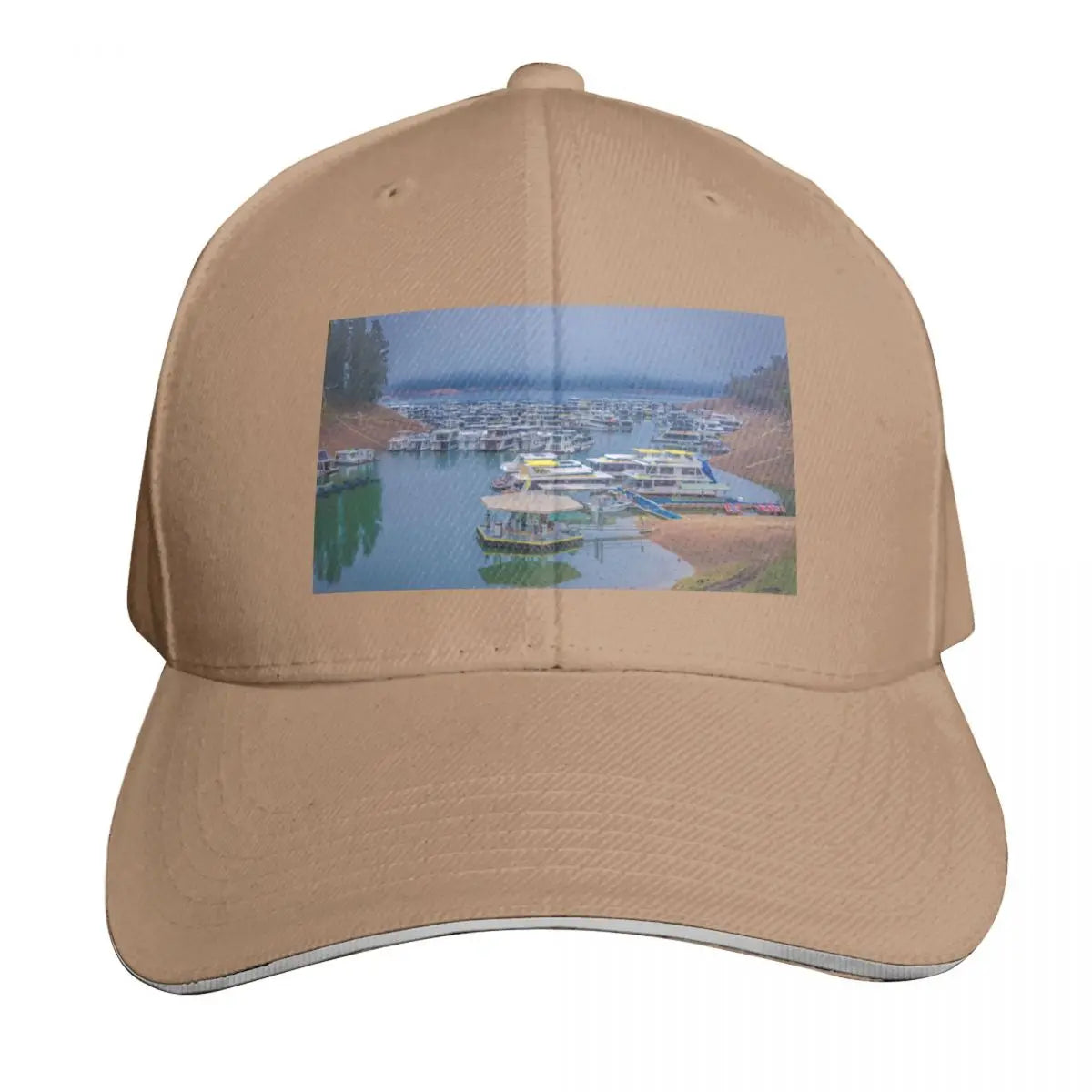 Fog Over Lake Eildon Vintage Retro Baseball Cap