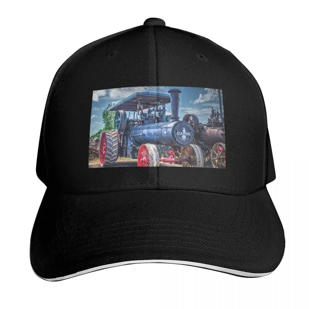 Case Steam Traction Engine Vintage Baseball Cap