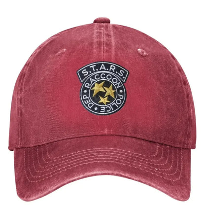 Stars Logo Baseball Cap Residents Evils Game Unisex Teens Design