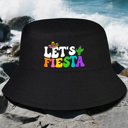 Groovy Let's Fiesta Cinco De Mayo Mexican Bucket Hat