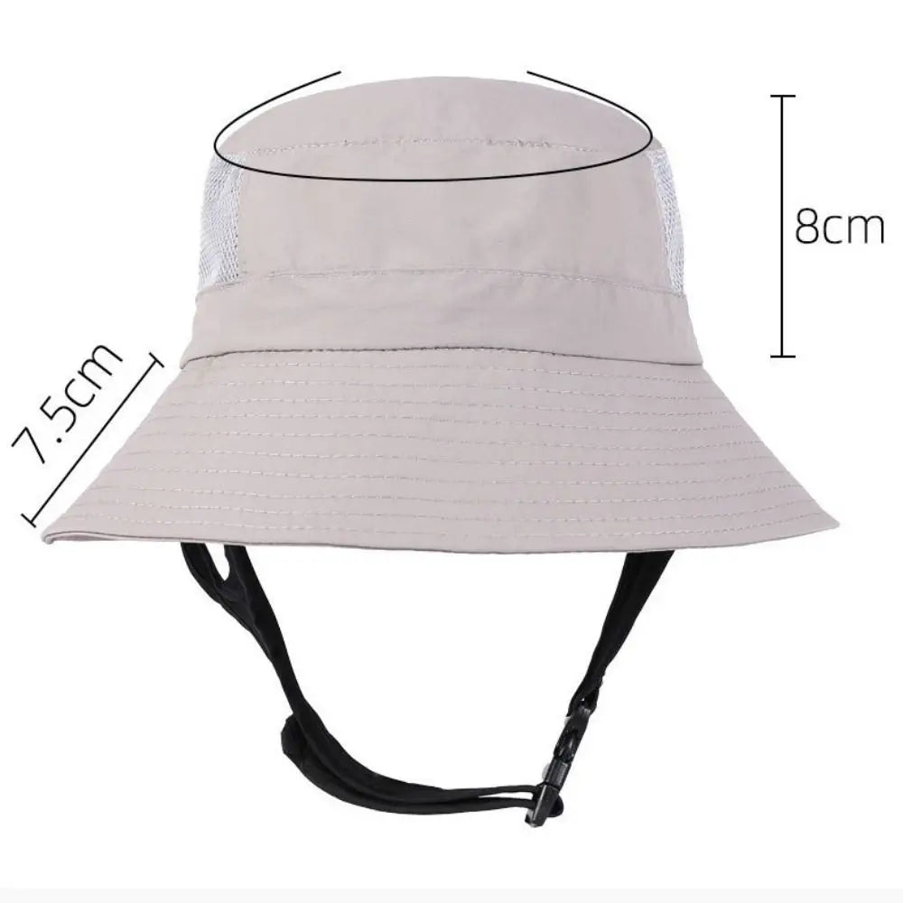Waterproof Adjustable Chin Strap Fishing Bucket Hat