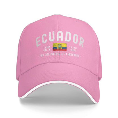 Ecuador Flag Baseball Cap