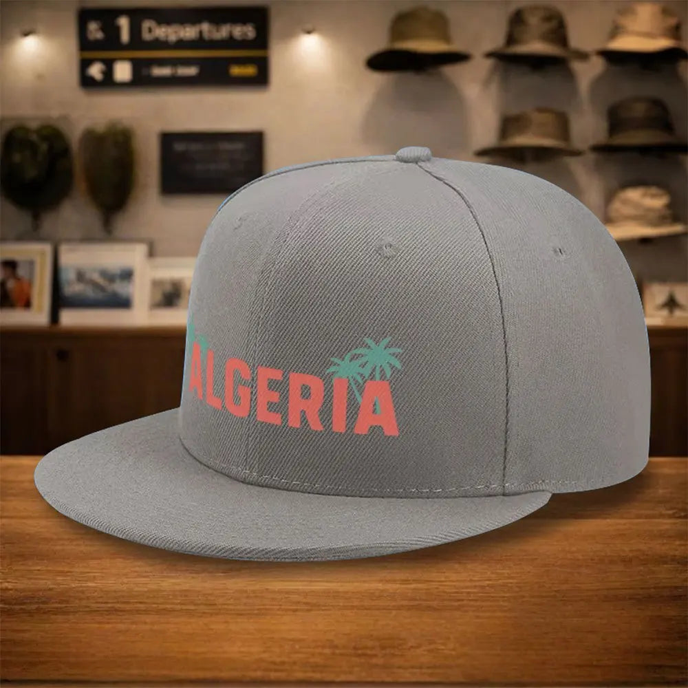 Algeria Palm Trees Snapback Cap