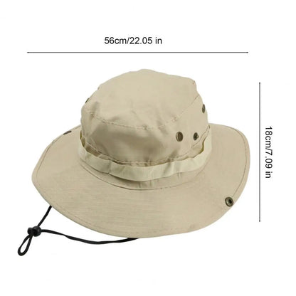 Quick-Dry Mesh Wide Brim Fishing Bucket Hat