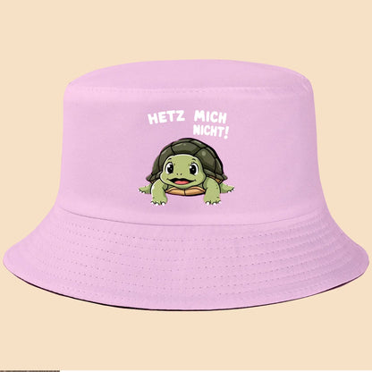 Retro Turtle Print Bucket Hat