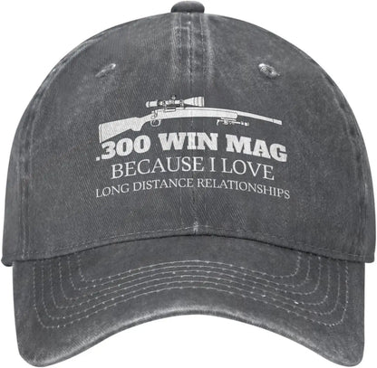 300 Win Mags Long Distance Baseball Cap