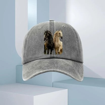 3D Horse Print Fashion Baseball Cap