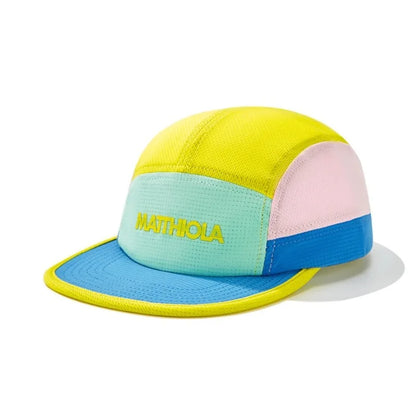 Color Block 5 Panel Baseball Cap For Men Women