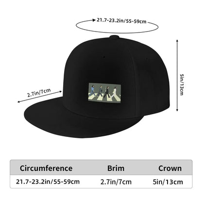 The Beatle Walking Road Merch Snapback Cap
