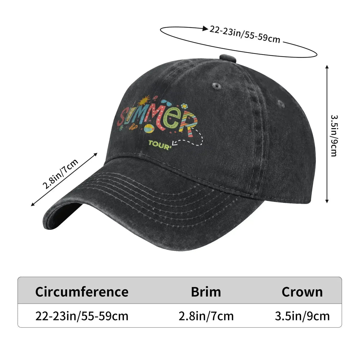 Summer Carnival Tour Anime Manga Cotton Baseball Cap