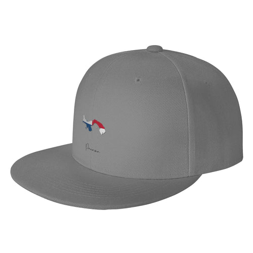 Panama Flag Map Snapback Cap