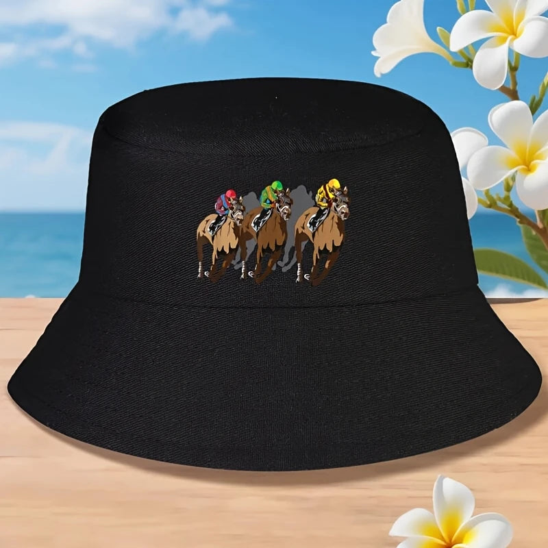 Horse Racing Jockey Rider Bucket Hat