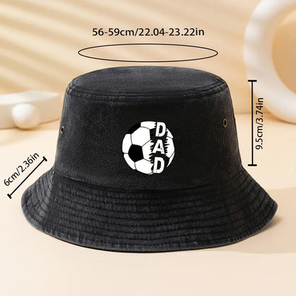Soccer Dad Print Bucket Hat