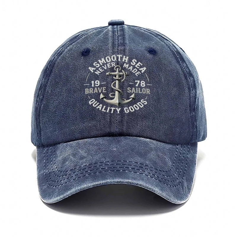 Vintage Washed Denim Baseball Cap