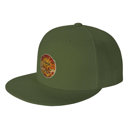 Retro Santa Christmas Holiday Vibes Snapback Cap
