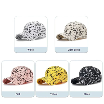 5 Colors New Fashion Youth Unisex Graffiti Style Sunshade Baseball Cap