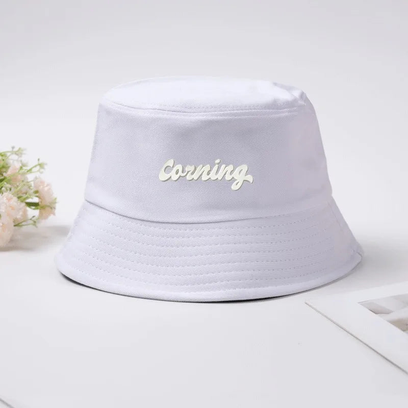 Custom Text Graphic Breathable Cotton Summer Bucket Hat