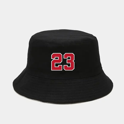Number 23 Printed Bucket Hats Unisex Summer