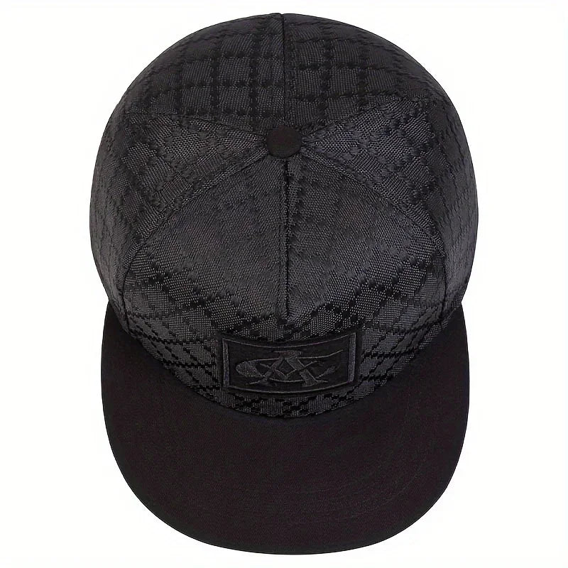 Crocodile Texture PU Leather Unisex Hip-Hop Snapback Cap