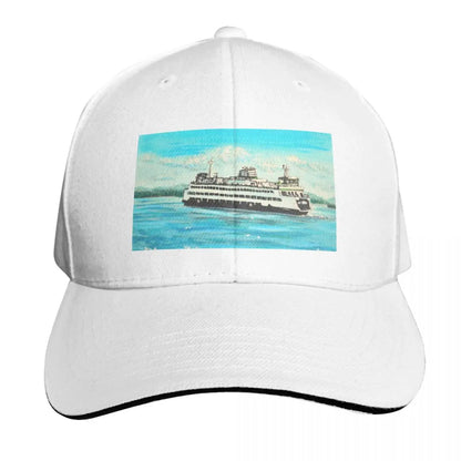 Ferry Painting Breathable Mesh Back Baseball Cap