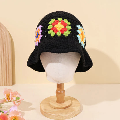 Colorful Floral Patchwork Bucket Hat