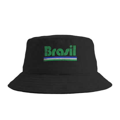 Brazil Flag Brasil Souvenirs Brazilian Fans Bucket Hat