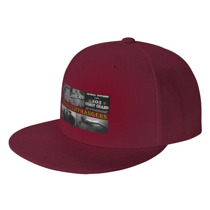 Serial Cliffhangers Flat Brim Vintage Snapback Cap