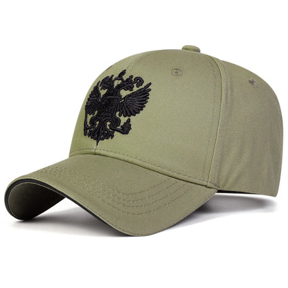 Double Headed Eagle Embroidered Baseball Cap