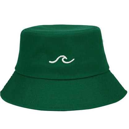 Wave Print Breathable Bucket Hat