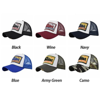 Cotton Mesh Baseball Hat Hip Hop Style