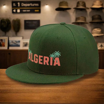Algeria Palm Trees Snapback Cap