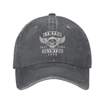 Lynyrded Free Bird Skull Baseball Cap