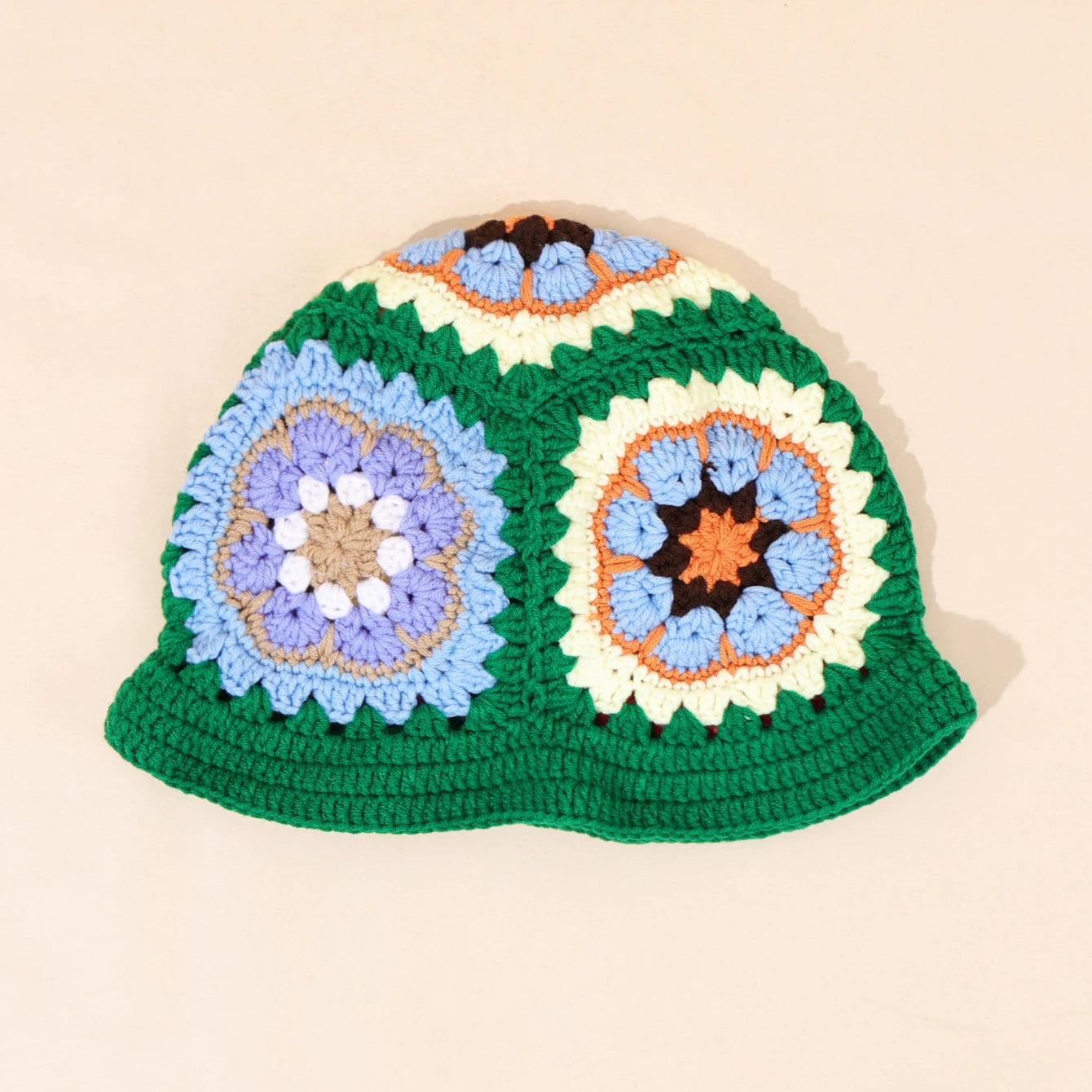 Rainbow Flower Mandala Bucket Hat