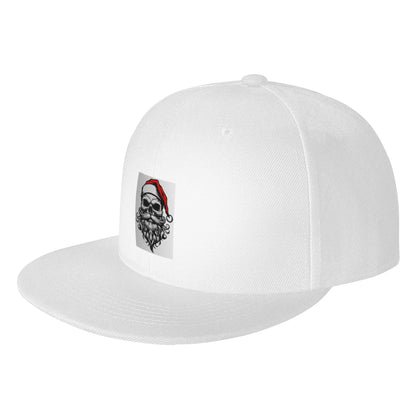 Santa Skull Holiday Snapback Cap