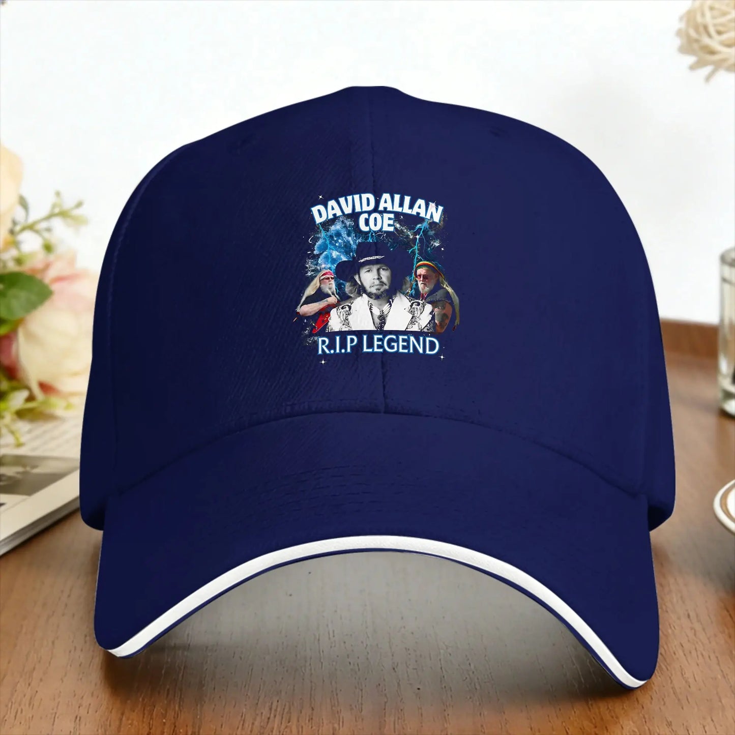 David Allan Coe Memorial Tribute Retro Baseball Cap