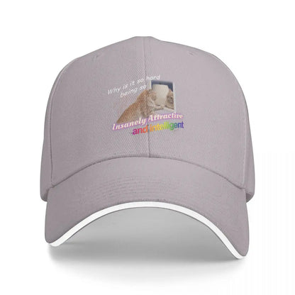 Insanely Attractive Intelligent Meme Baseball Cap