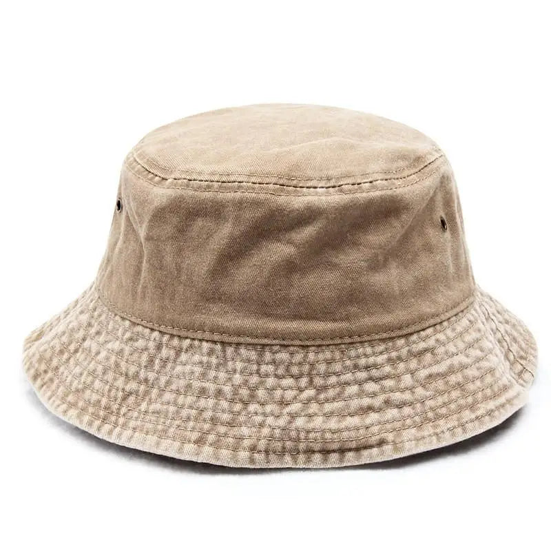 Vintage Washed Denim Bucket Hat