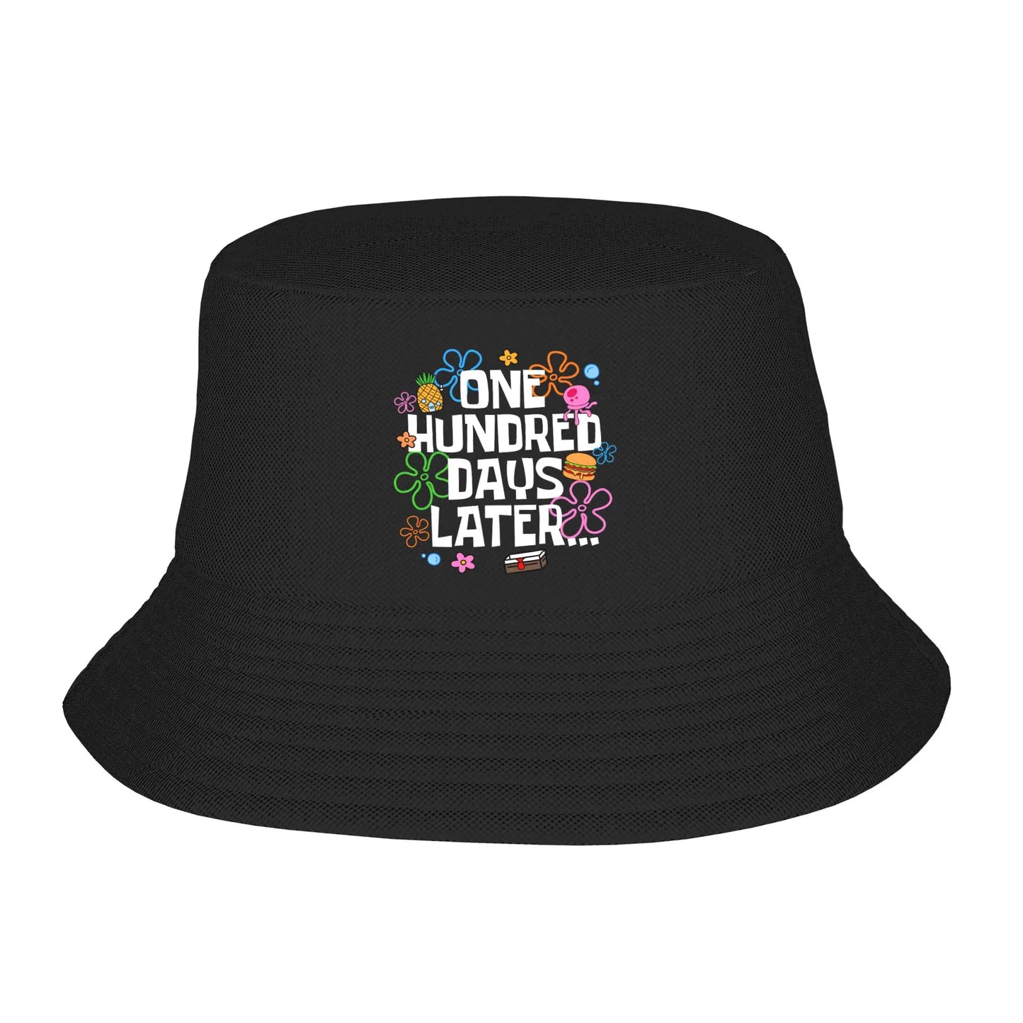 Spongebobs Bucket Hat Heart Streetwear Fisherman Caps