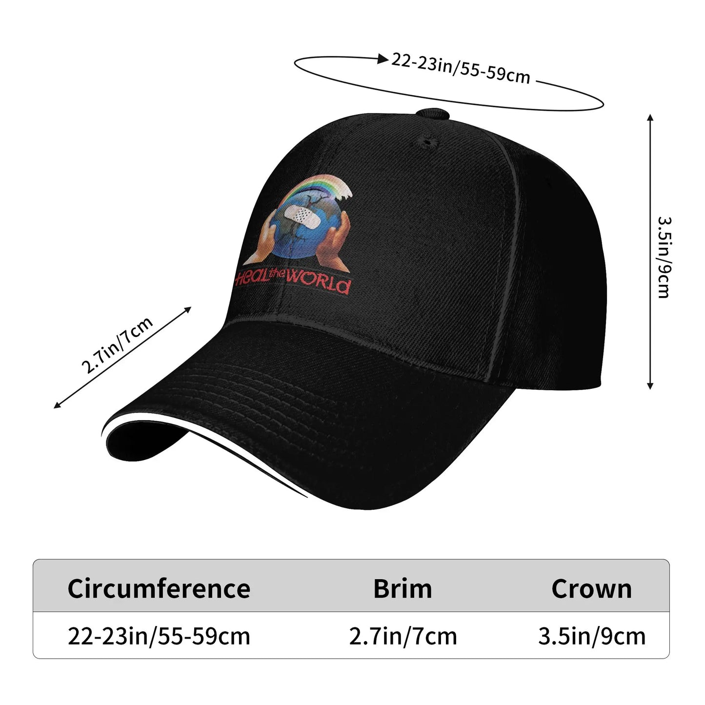 Heal The World Michael Jackson Signature Baseball Cap