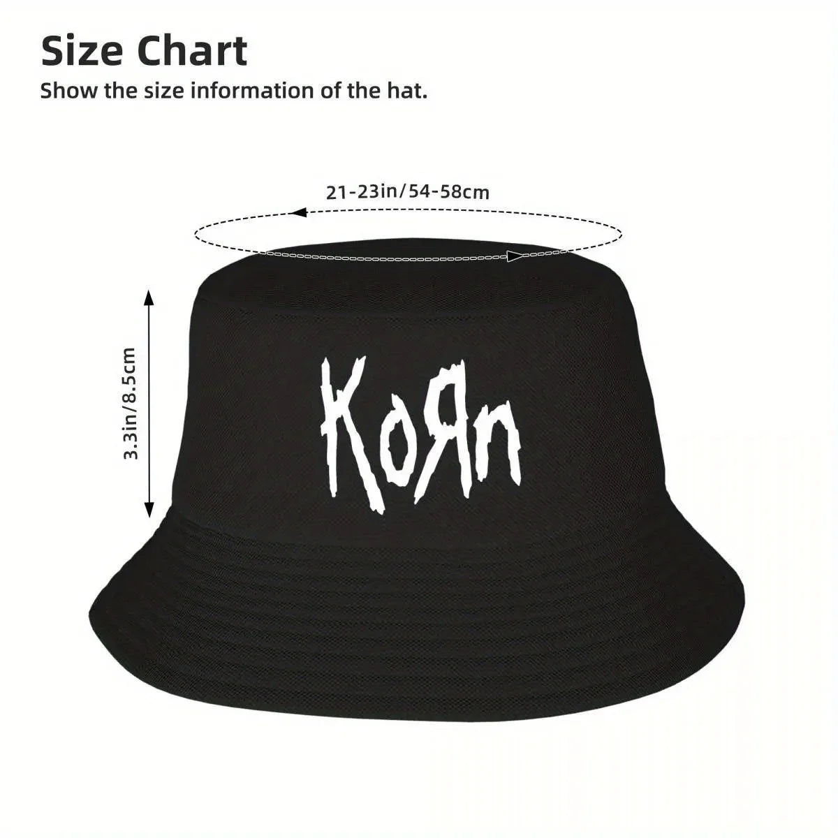 Korn Band Logo Nu Metal Bucket Hat