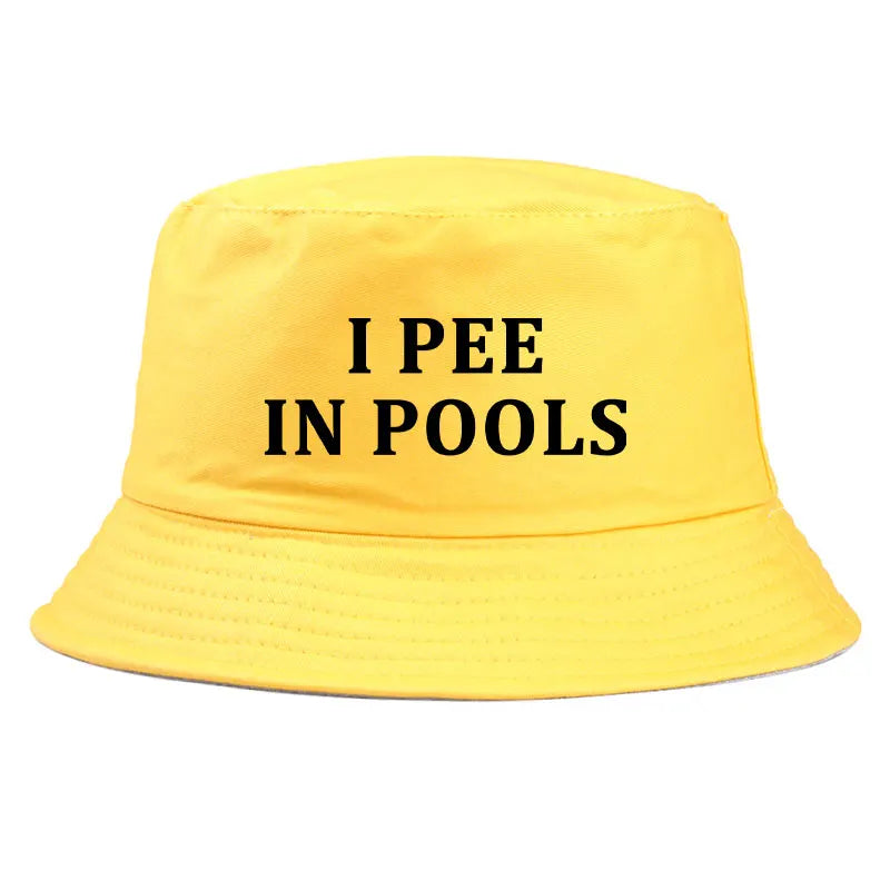 Funny Pool Party Cotton Bucket Hat
