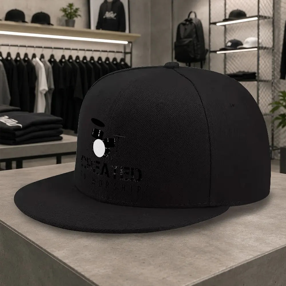 New Jazz Drum Worship Theme Unisex Cap