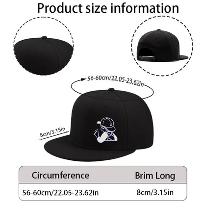 Cartoon Boy Peace Snapback Cap