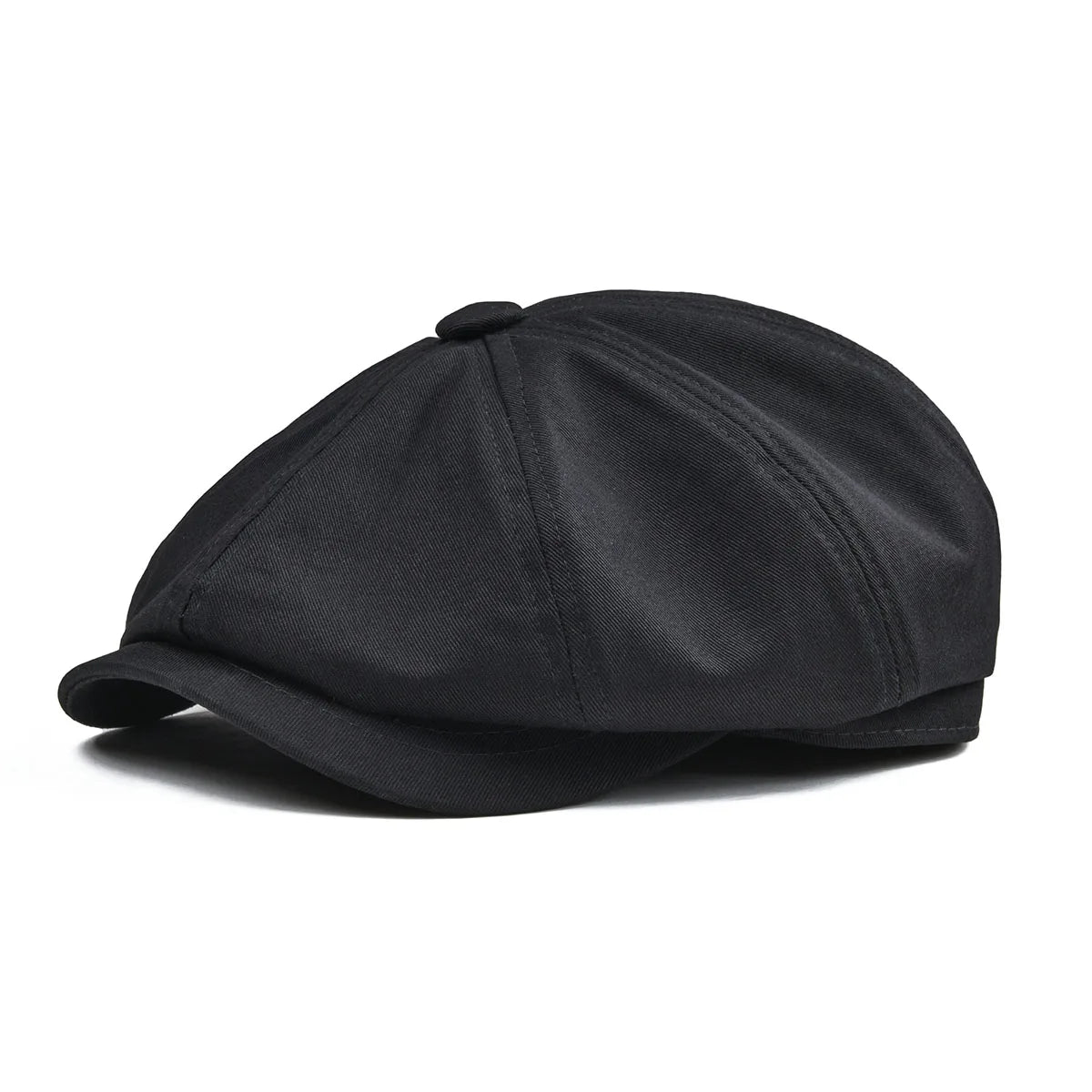 Newsboy Cap Men's Twill Cotton Eight Panel Hat Women's Size 57-63cm