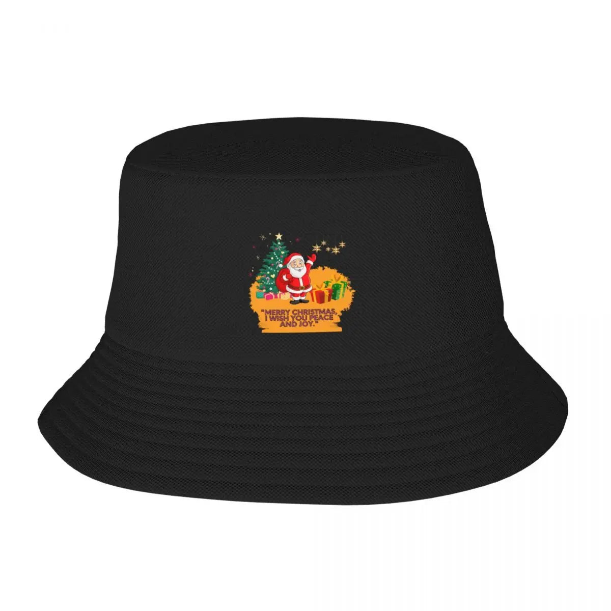 Christmas Holiday Print UV Protection Bucket Hat Design